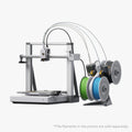 Bambu Lab A2L Combo 3D printer with sleek design and dual extrusion nozzles, ready for high-quality 3D printing projects.