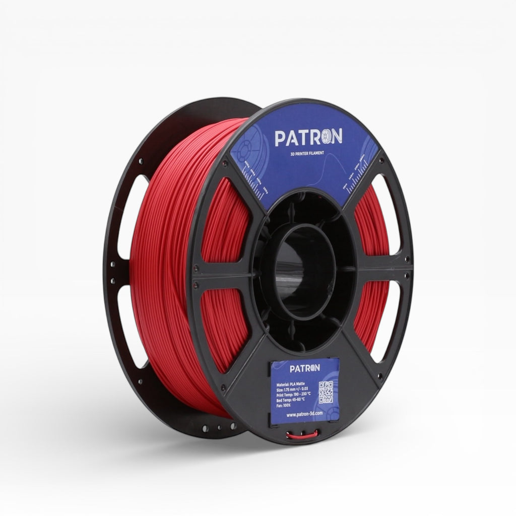 Patron Filament Fire Red Matte PLA β Patron 3d filaments