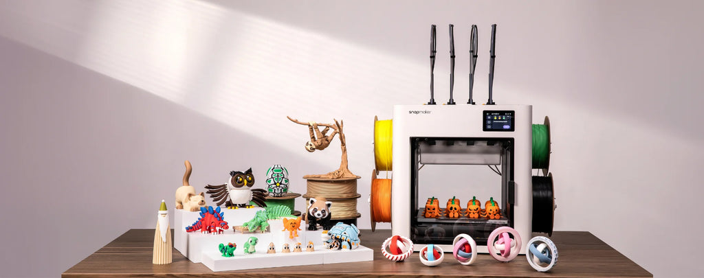 Snapmaker U1 Multi-Color 3D Printer SnapSwap
