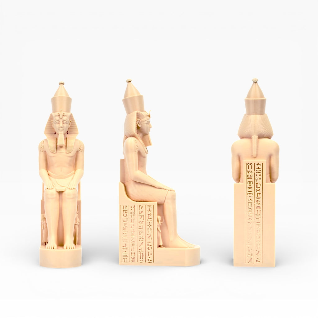 Beige PLA+ filament spool for 3D printing from My Store, showing the rolled filament on a spool.