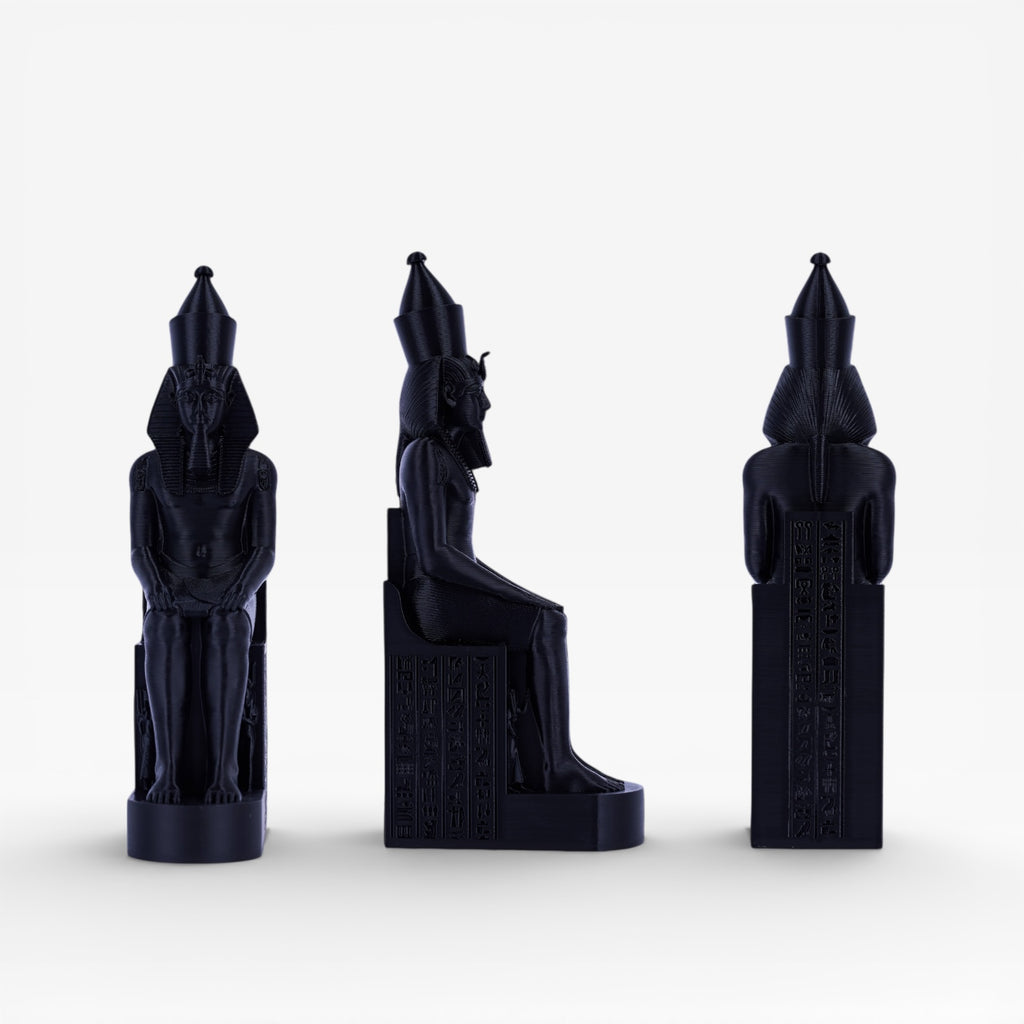 Black PLA+ filament spool by My Store, showing the coiled filament material on a spool suitable for 3D printing.