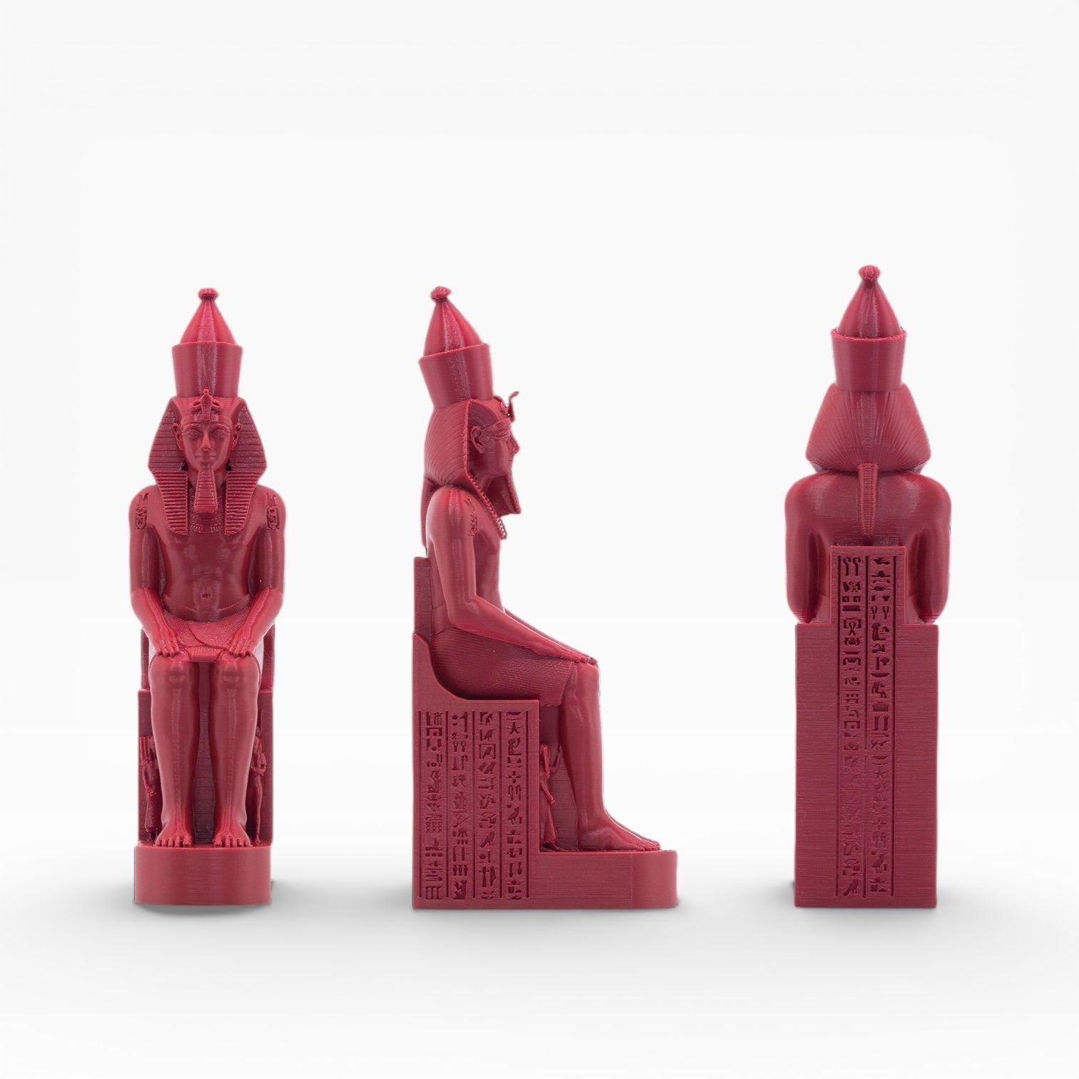 Burgundy PLA+ filament spool by My Store, showing the vibrant filament material for 3D printing.