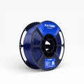 Dark blue PLA+ filament by My Store, showing spool with vibrant blue plastic filament ready for 3D printing.