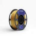 Gold PETG HS filament spool from My Store, showcasing shiny gold 3D printing filament with clear packaging and branding.