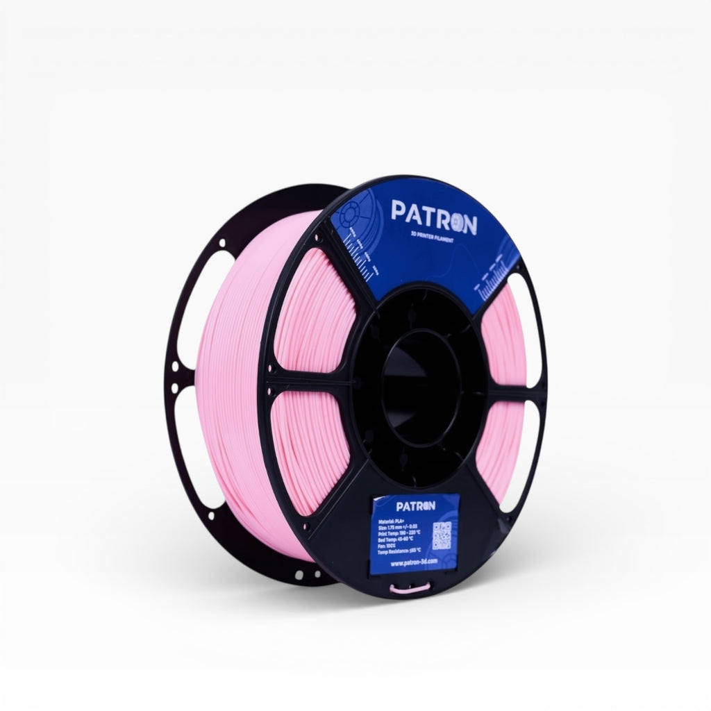 Light pink PLA filament spool from My Store, showcasing the smooth, vibrant filament for 3D printing projects.