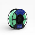 Mint green PLA+ filament spool from My Store, showing the vibrant filament wound on a spool ready for 3D printing.