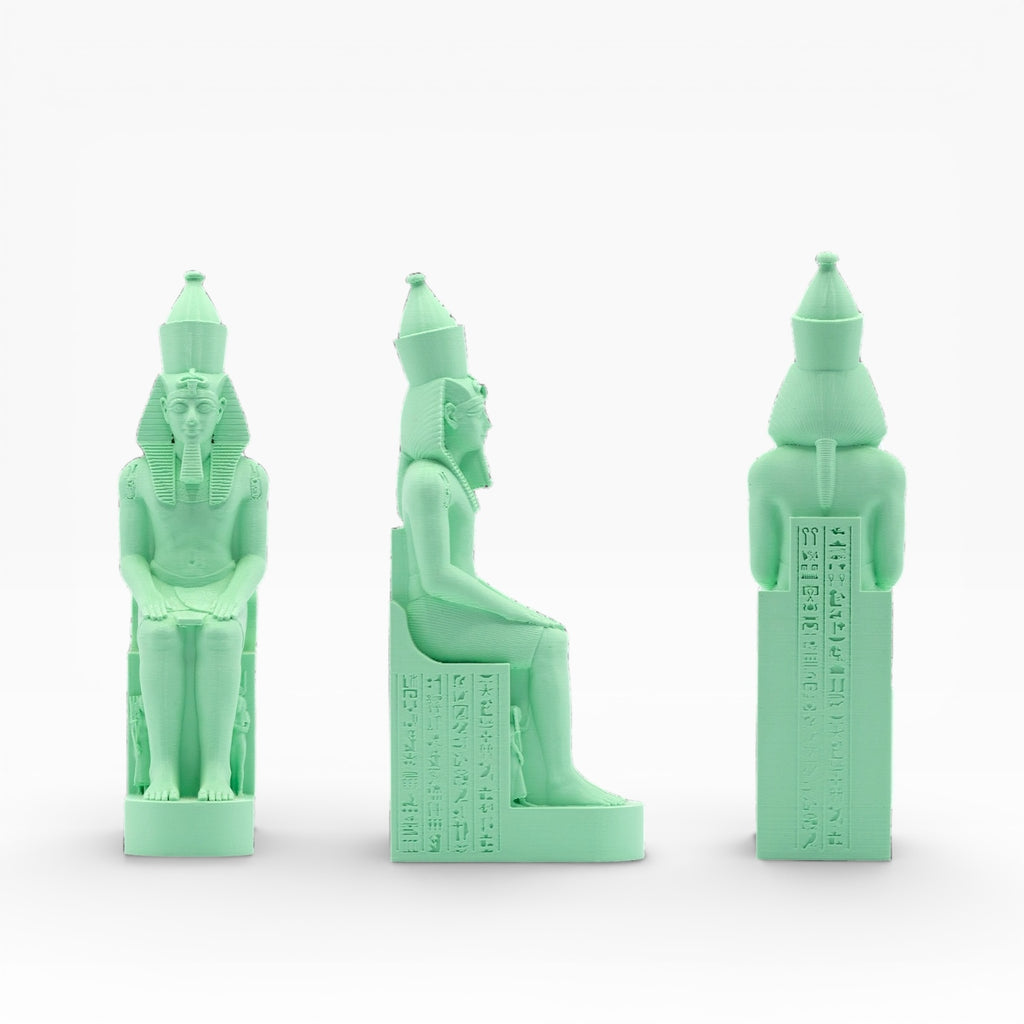 Mint green PLA+ filament spool from My Store, showcasing vibrant filament material for 3D printing projects.
