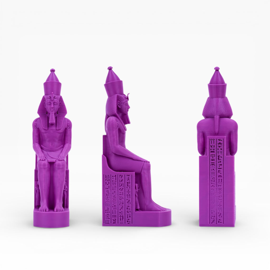 Purple PLA+ filament by My Store, spool of vibrant purple 3D printing filament with a smooth, glossy finish.