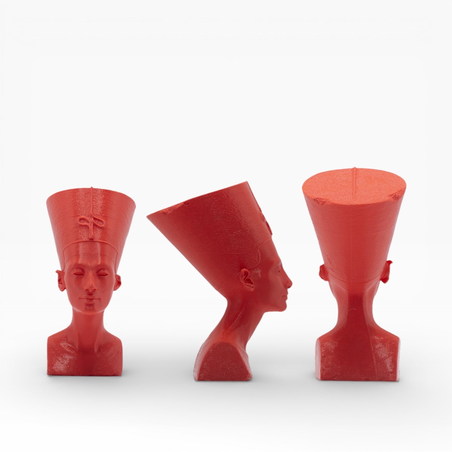 Red PETG HS filament spool from My Store, showing the vibrant red plastic filament on a white background.