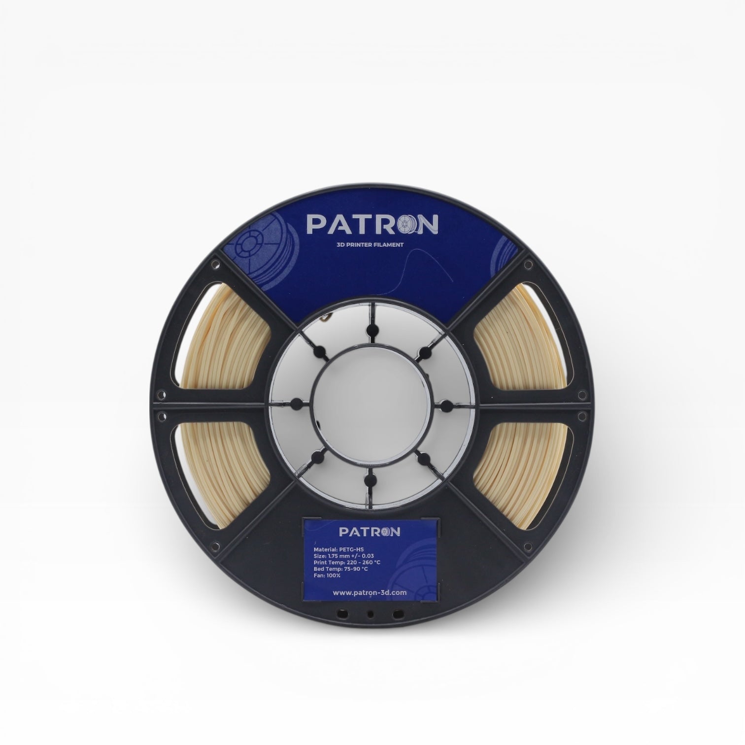 Skin PETG HS 3D printer filament spool by My Store, showing the vibrant, glossy PETG filament in a clear spool.