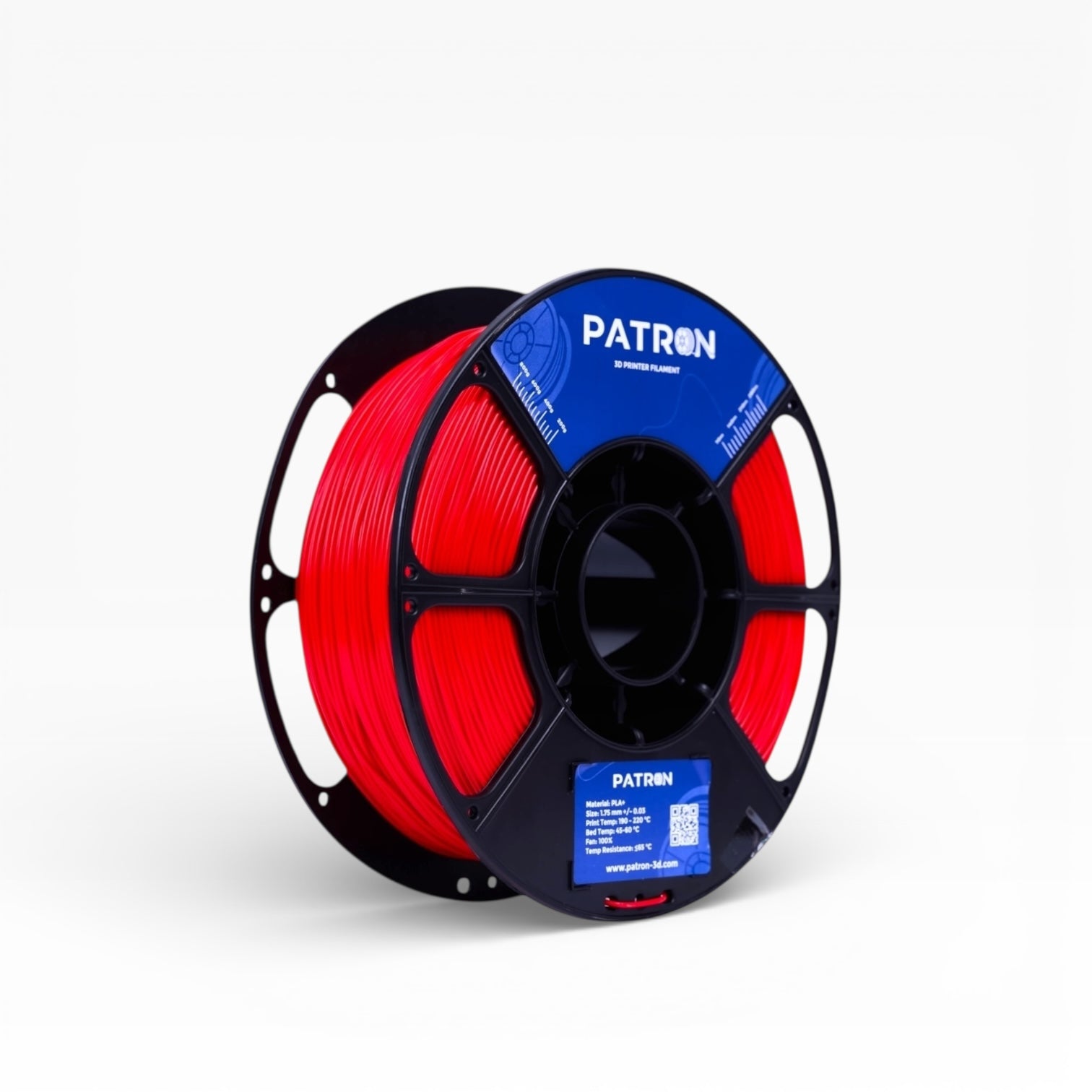 Solid Red PLA+ – Patron 3d filaments