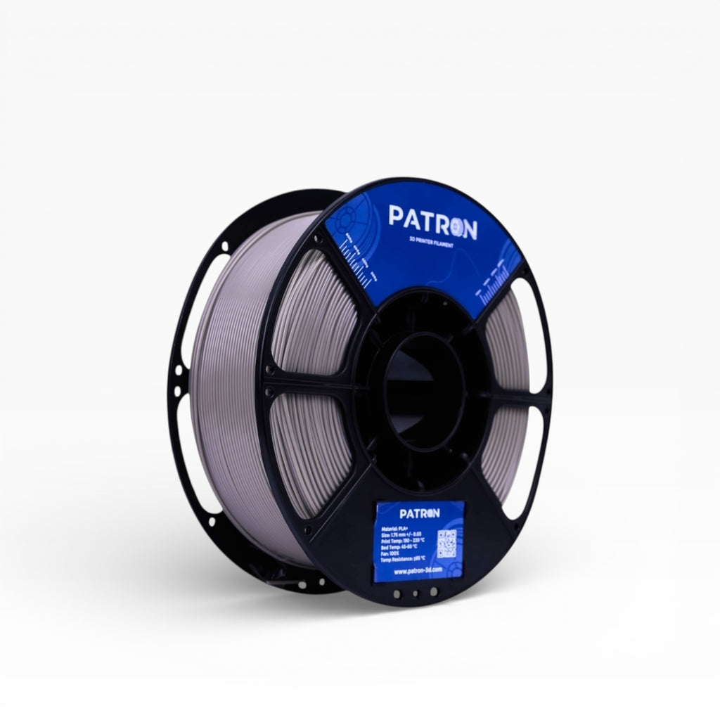 Space Grey PLA filament spool by My Store, showcasing the smooth, high-quality 3D printing material in a compact package.