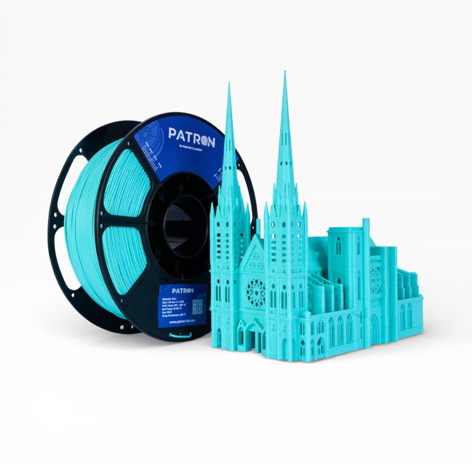 Turquoise Marble PLA - Patron 3d filaments