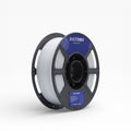 White PETG HS filament spool from My Store, showing the roll of transparent white 3D printing filament on a spool.
