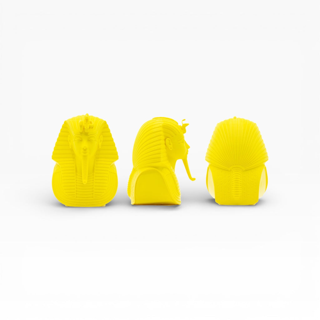 Yellow matte PLA filament from Patron 3D Filaments, showing a spool of bright yellow, matte finish 3D printing filament.